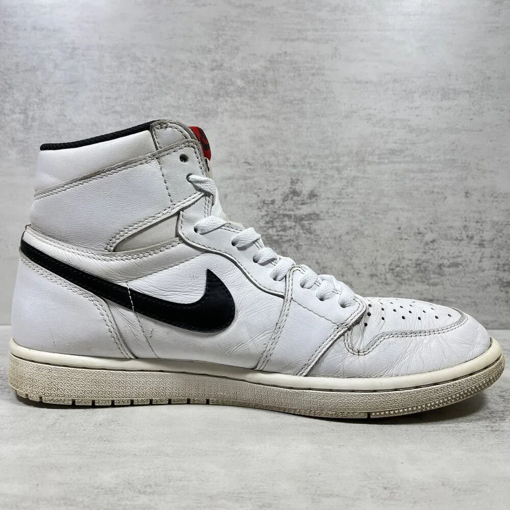 Nike Jordan 1 Retro High OG Sneakers - Men's Size 10 - Yin Yang White